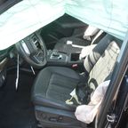 Front door seat control surround trim