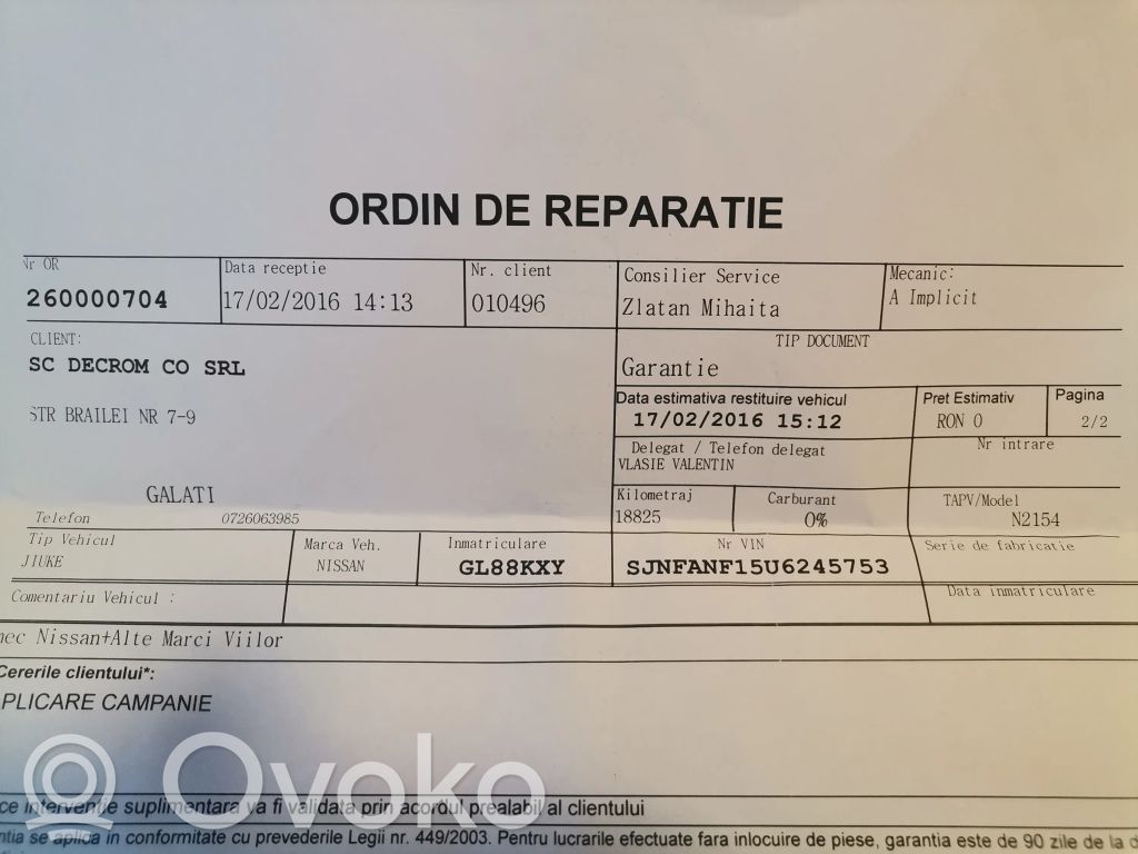 Juke I F15 Juke  TD8405
