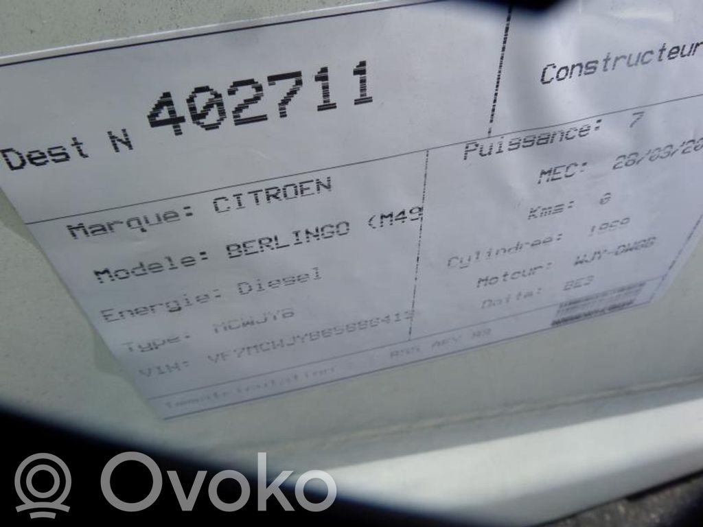 Berlingo Berlingo  0000364653