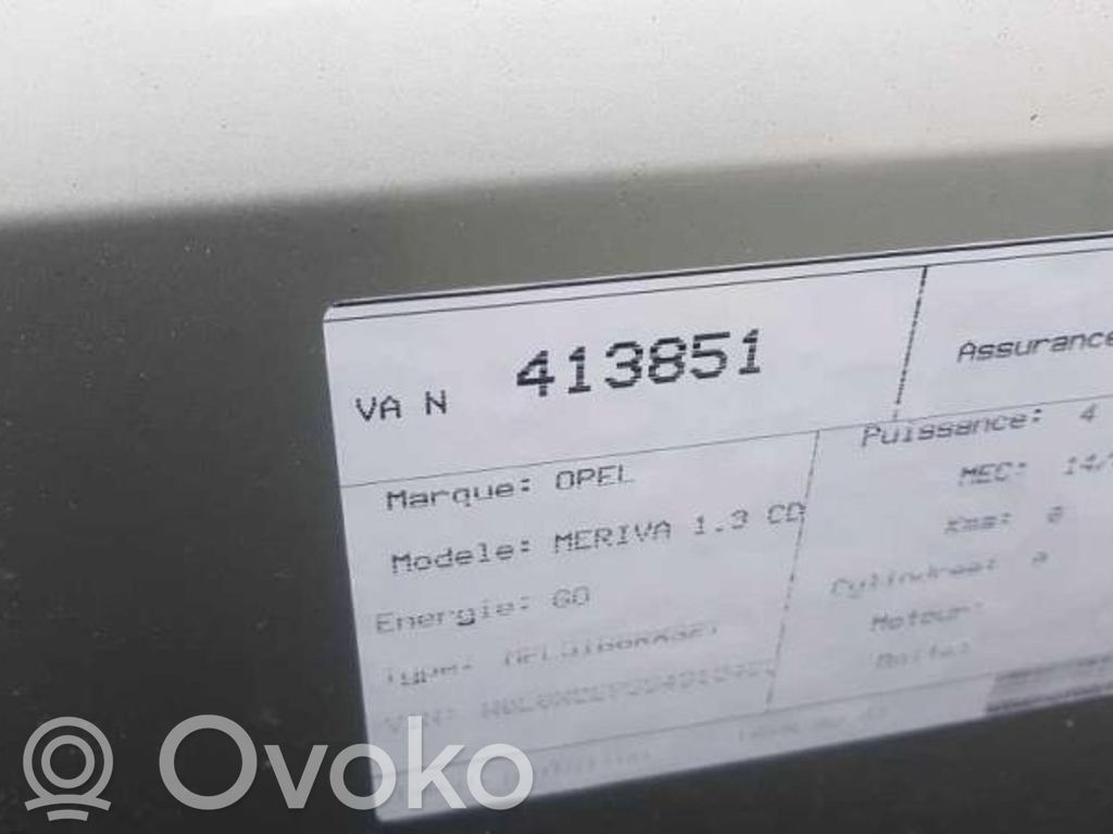 Meriva A Meriva  13121872