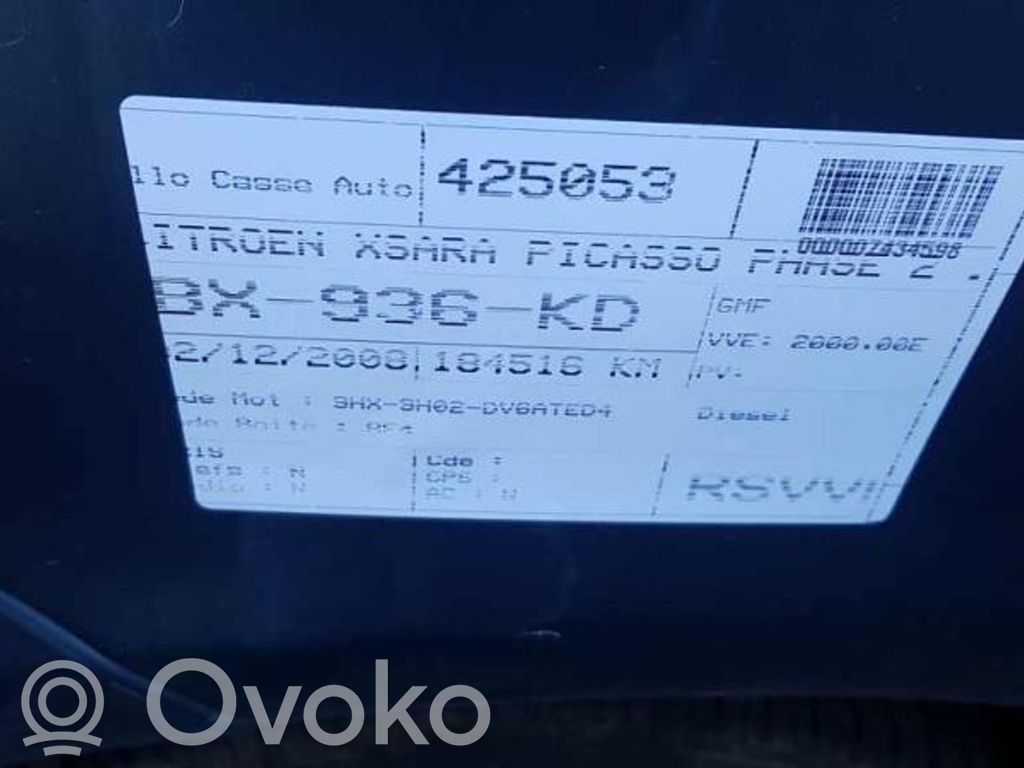 Xsara Picasso Xsara, Xsara Picasso  6552TA