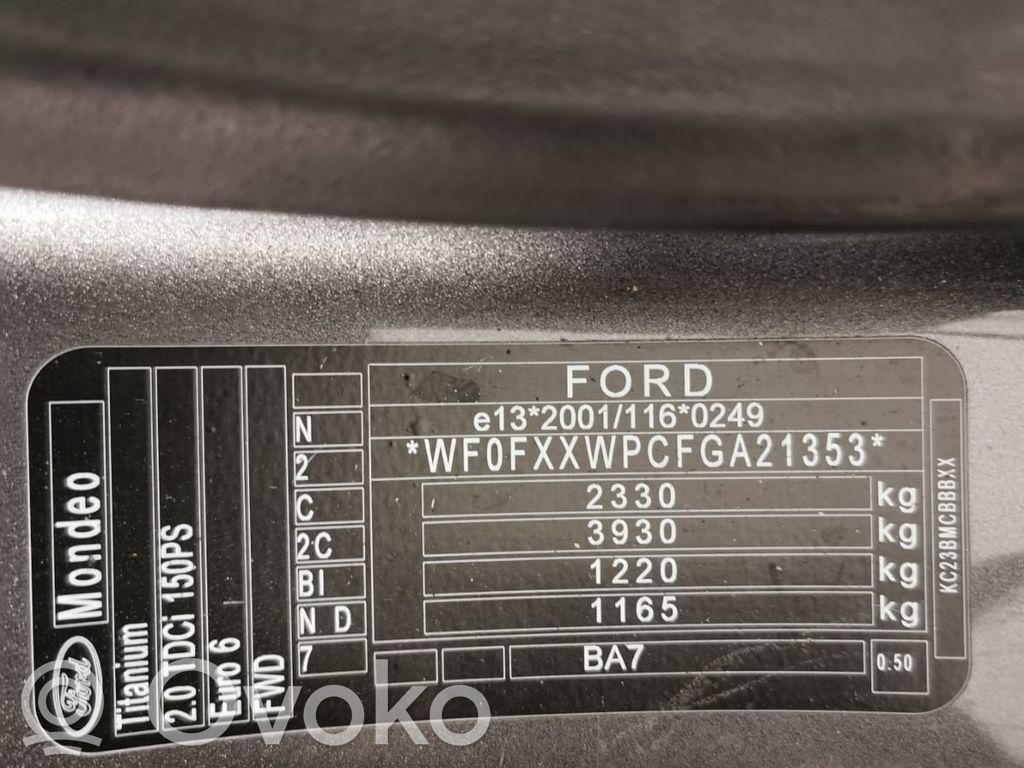Mondeo MK V Mondeo  DS73F16005DD