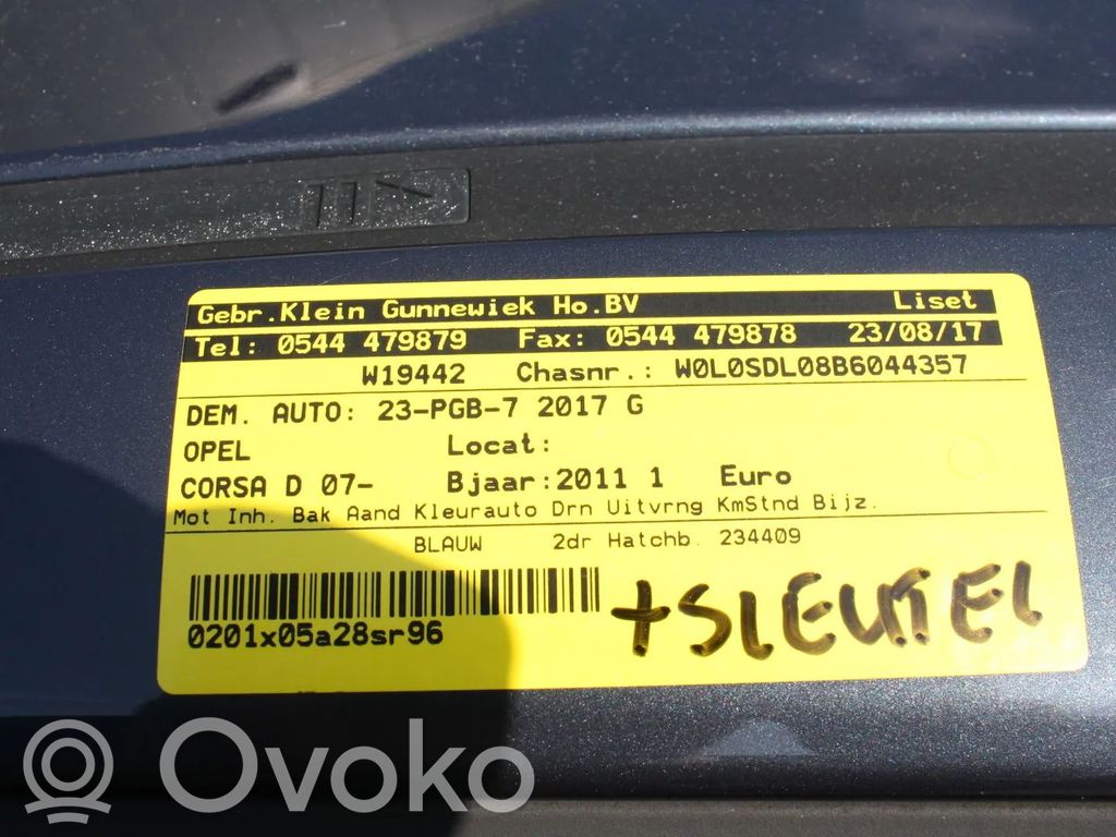 Corsa D Corsa  0281004129
