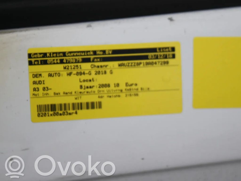A3 S3 8P A3, S3  06F906262AH