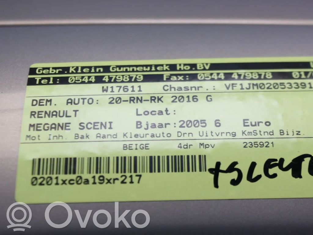 Scenic II -  Grand scenic II Scenic  8200375538