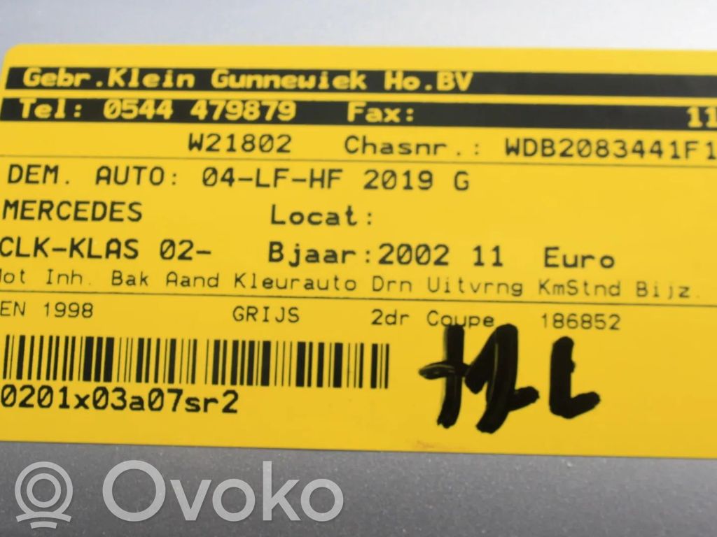 CLK A208 C208 CLK-class, AMG (W208, W209)  0015403817