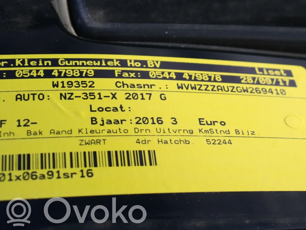 Golf VII Golf  06K906262
