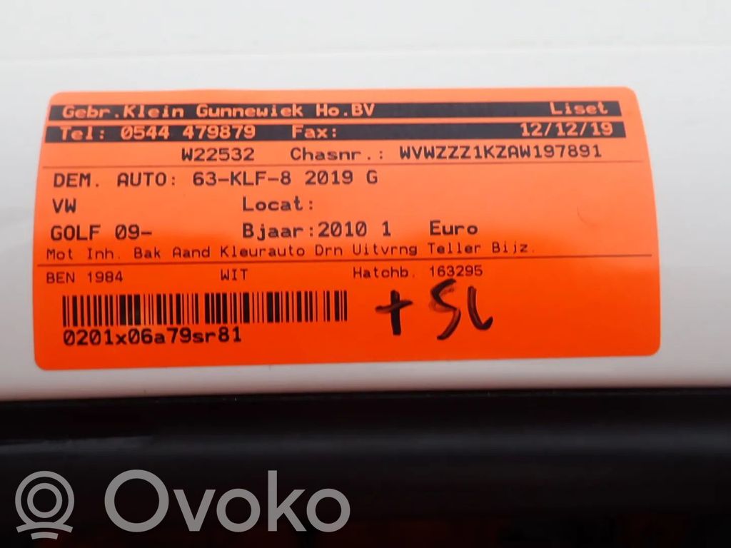 Golf VI Golf  06F906262AC