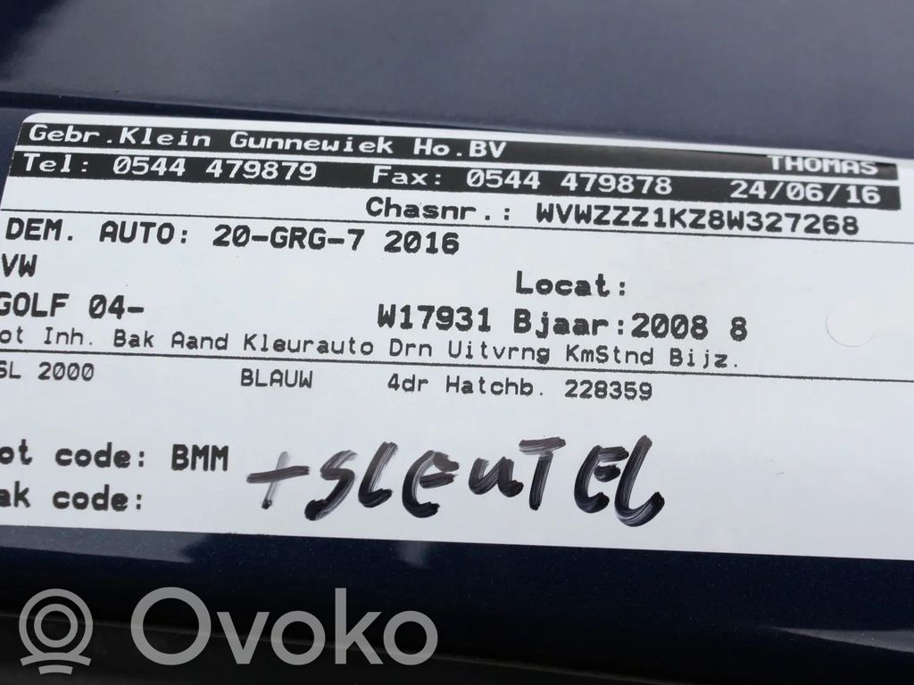 Golf V Golf  1K6807417