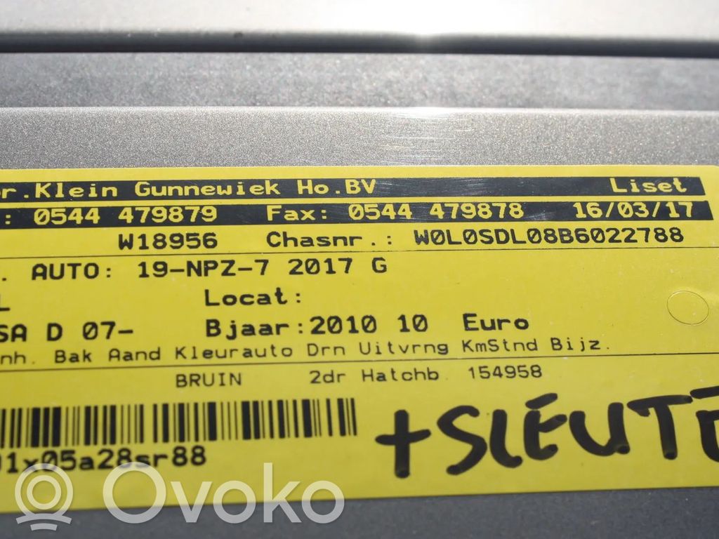 Corsa D Corsa  13321078