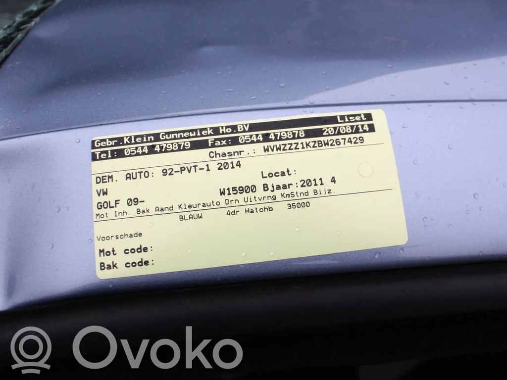 Golf VI Golf  0258010104