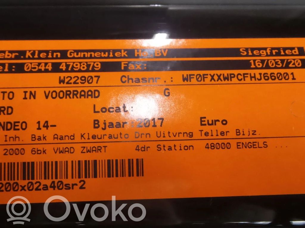 Mondeo MK V Mondeo  DS7A9Y460DB