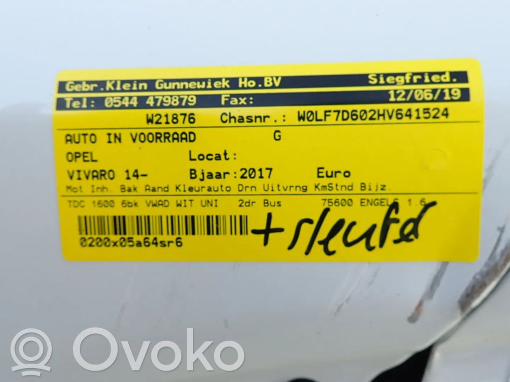 Vivaro Vivaro  233002889R