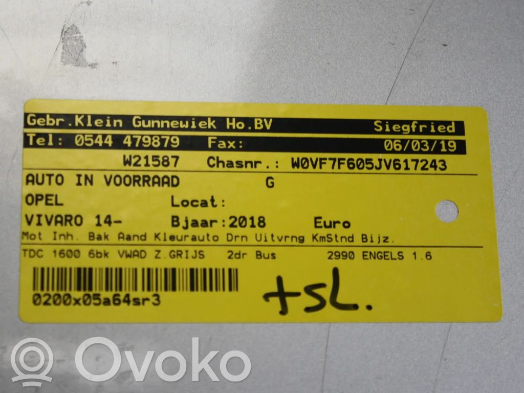 Vivaro Vivaro  95517363