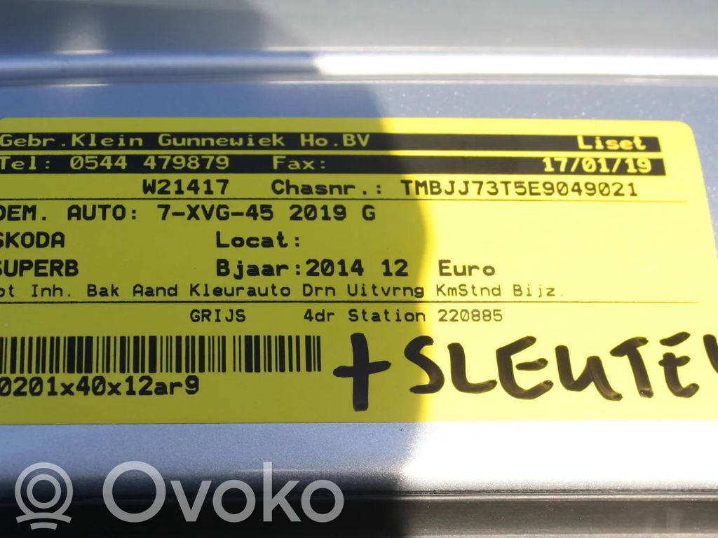 Superb B6 (3T) Superb  3T0863243A