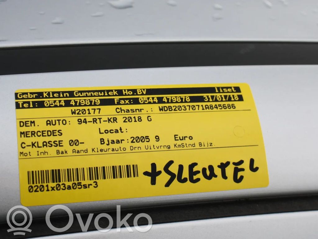 C W203 C-class, AMG (W202, W203, W204, W205, W206)  0281002535