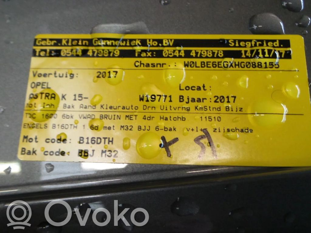 Astra K Astra  DL952002