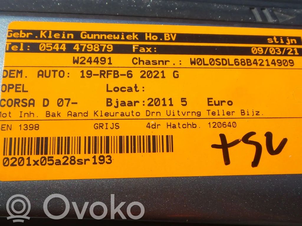 Corsa D Corsa  13367920