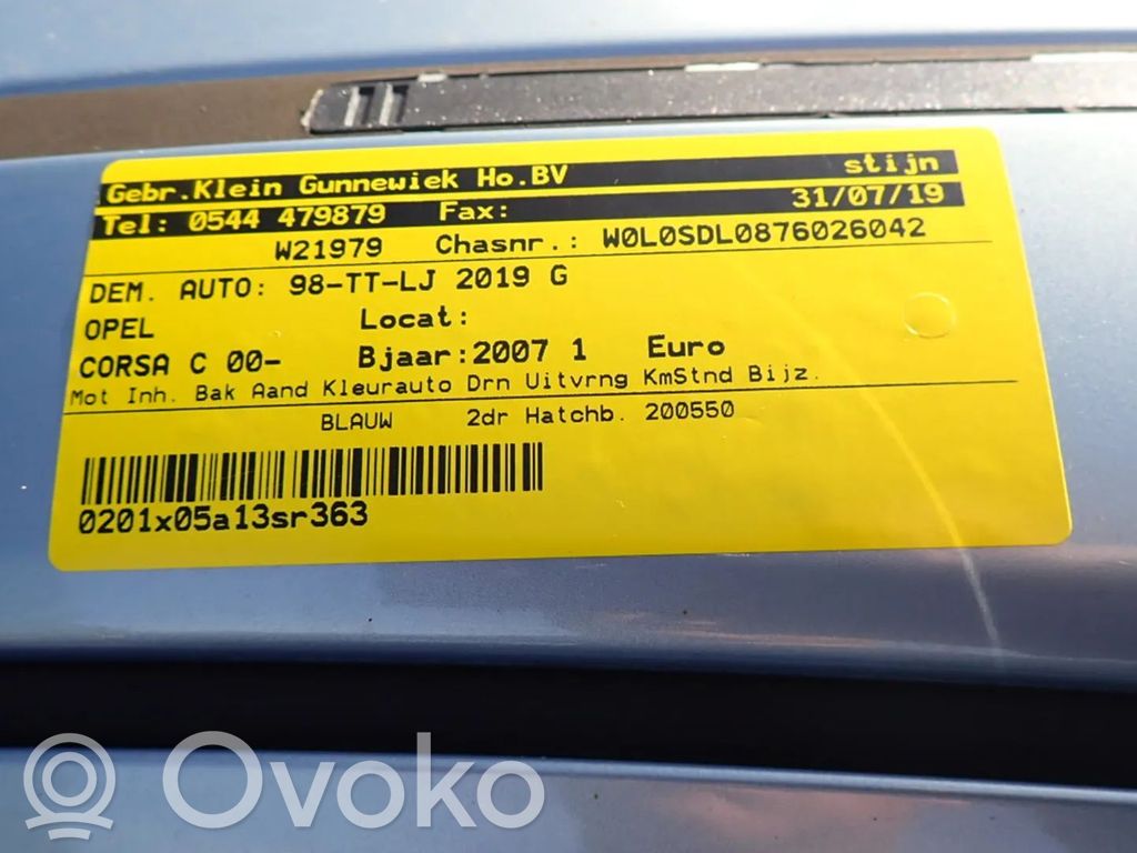 Corsa D Corsa  93191127