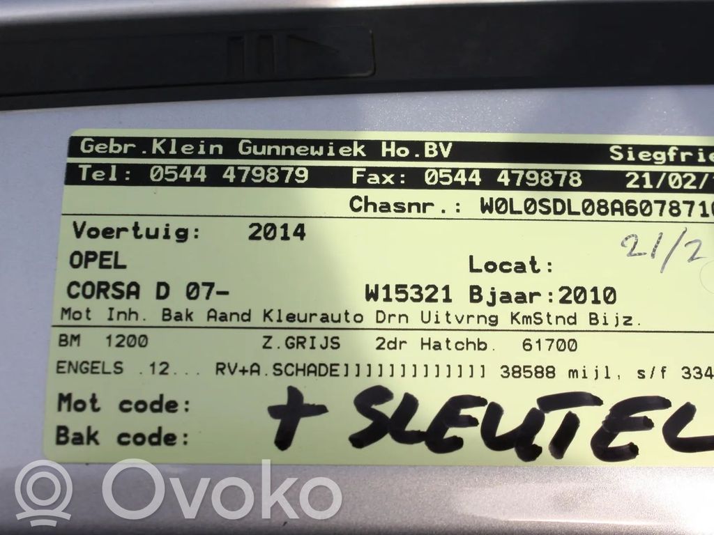 Corsa D Corsa  13289920