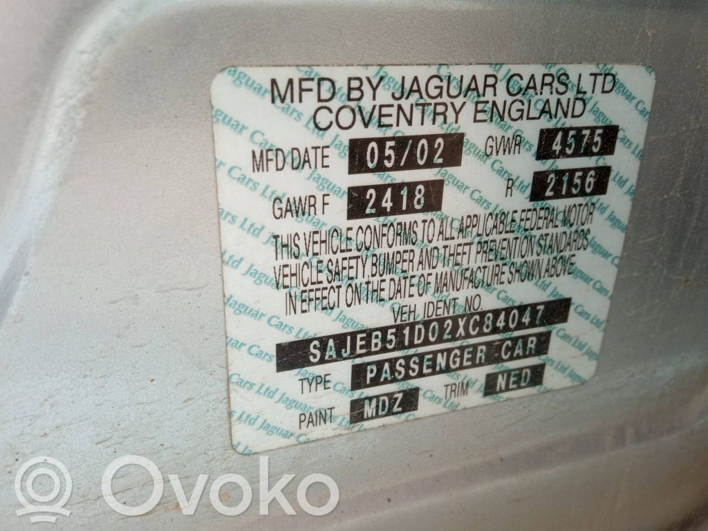 X-Type X-Type  VALEO89021772A