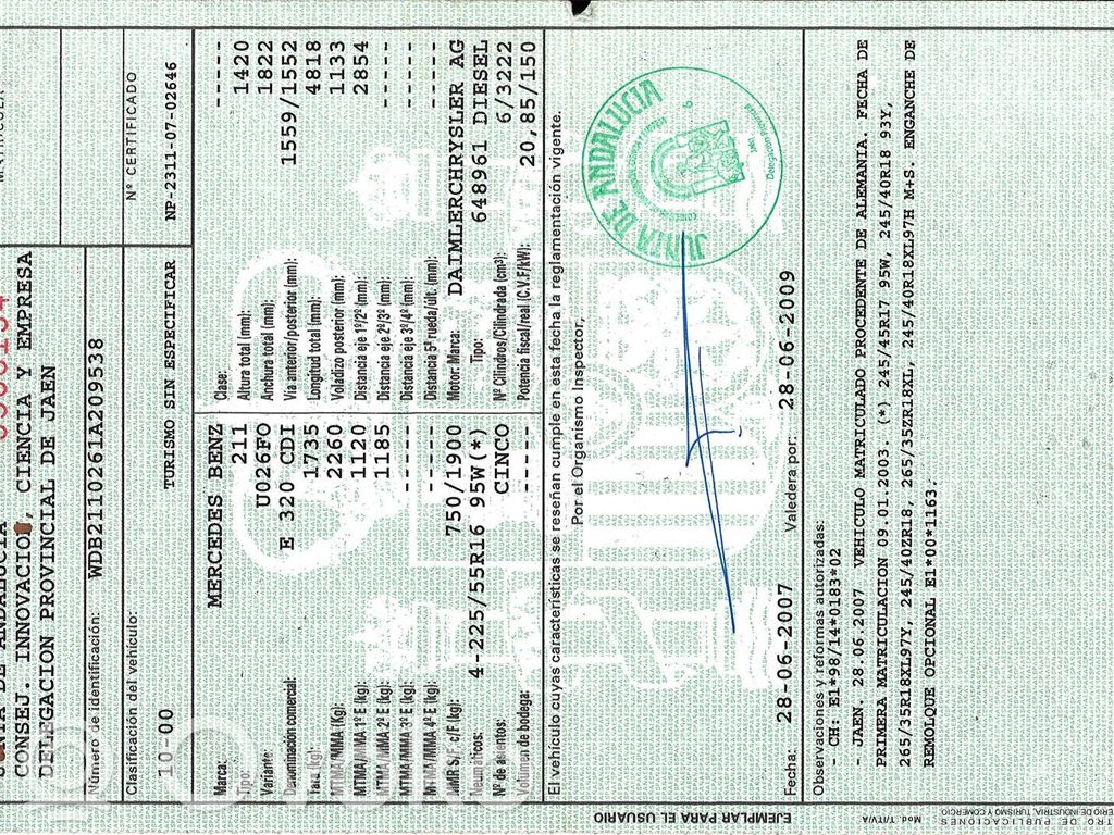 E W211 E-class, AMG (W124, W210, W211, W212, W213, C207, W238)  0281011350
