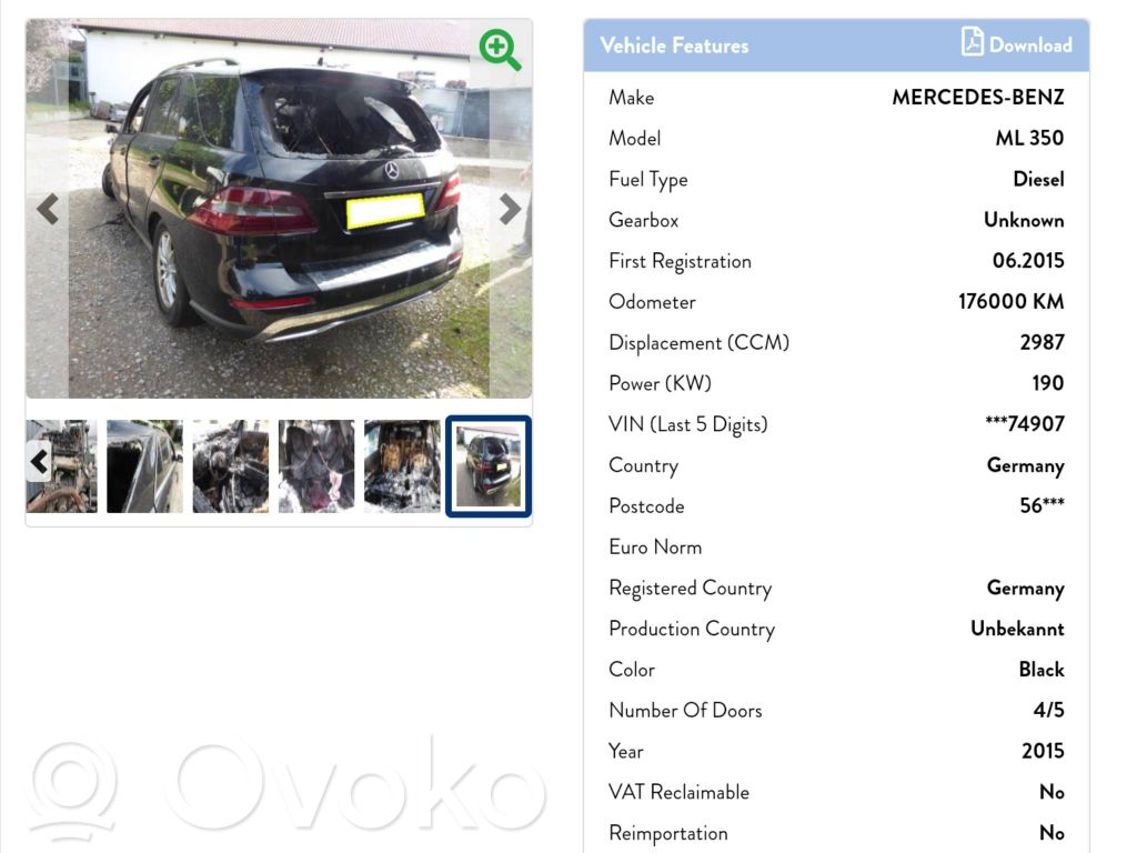ML W166 ML-class, AMG (W163, W164, W166)  A0002703352