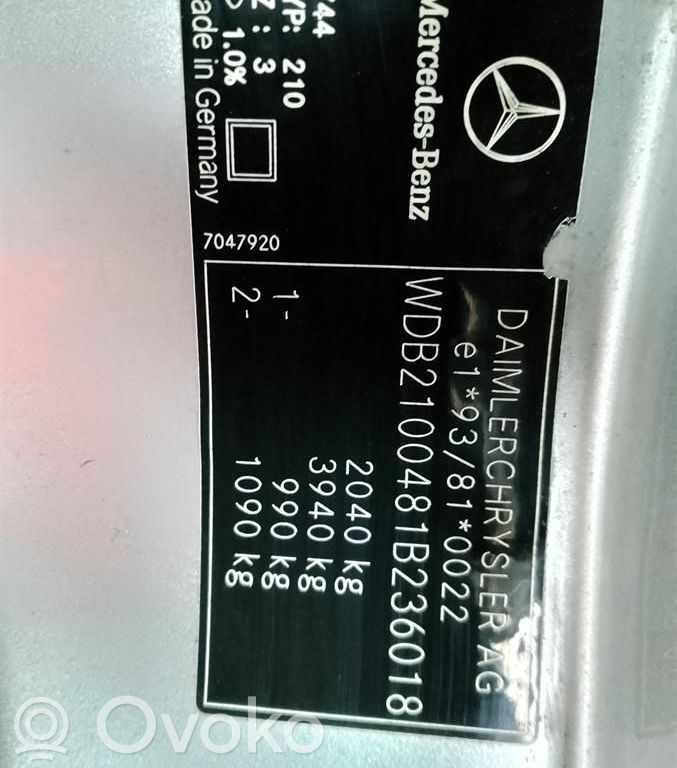 E W210 E-class, AMG (W124, W210, W211, W212, W213, C207, W238)
