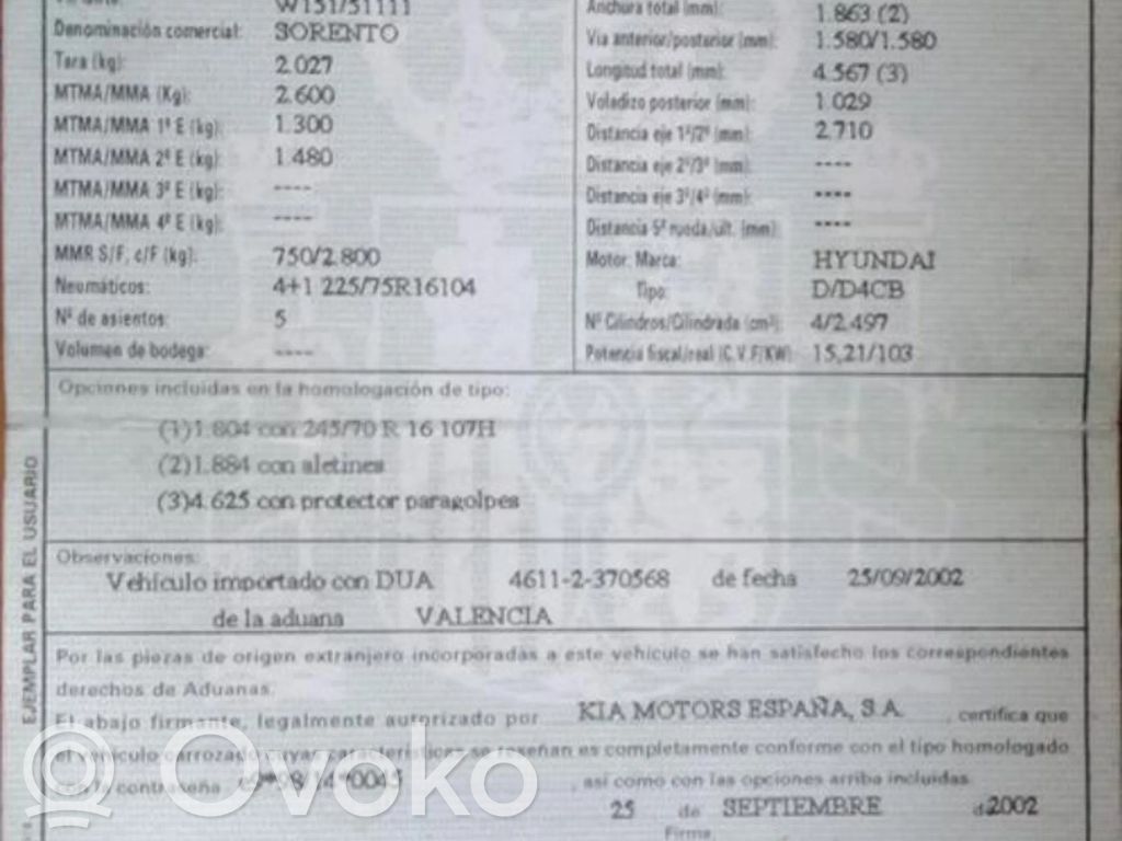 Sorento Sorento  911703E920