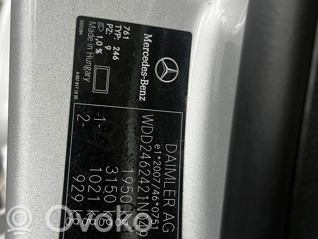 B W246 W242 B-class (W245, W246/W242)  A2469007307