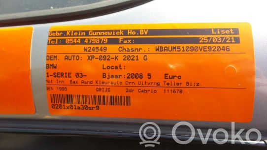 1 E81 E87 Series 1  51137166439