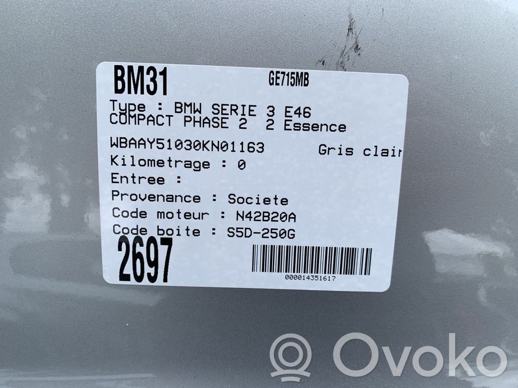 3 E46 Series 3  63138370719