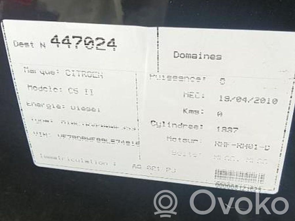 C5 C5, C5 Aircross  9675915280