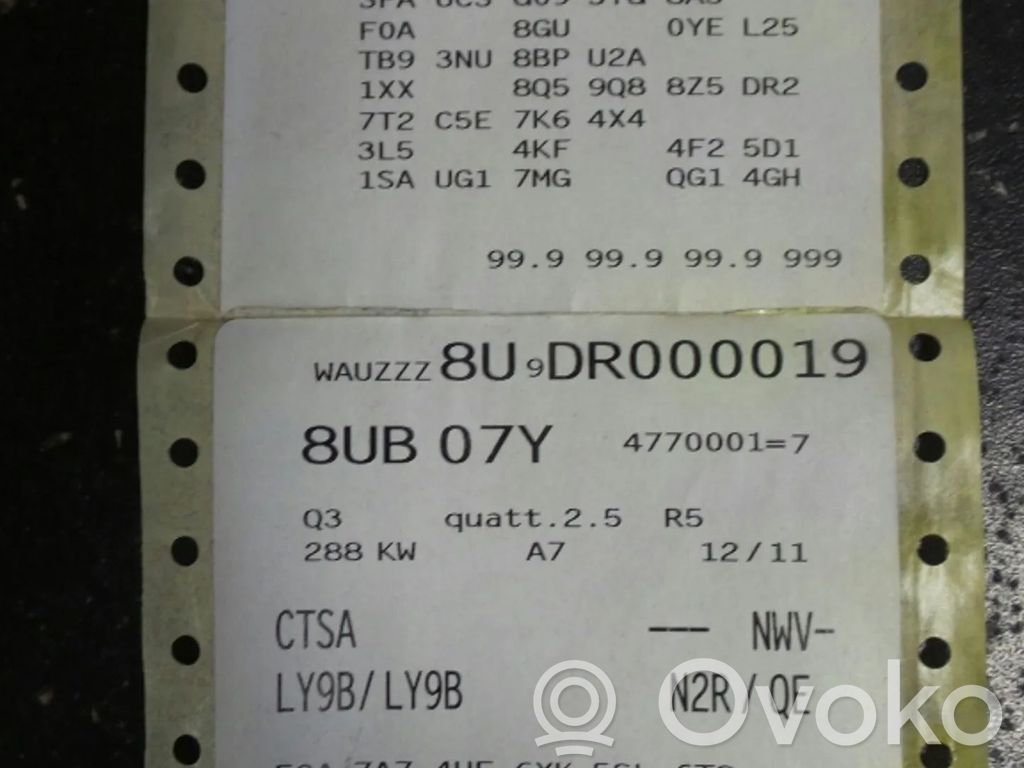 Q3 8U Q3  07K906262B
