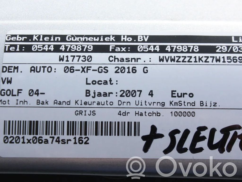 Golf V Golf  03C109571B