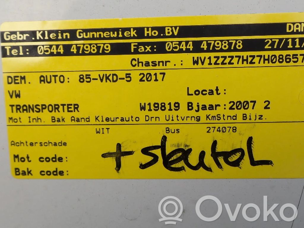 Transporter - Caravelle T5 Transporter/Caravelle  0281004150