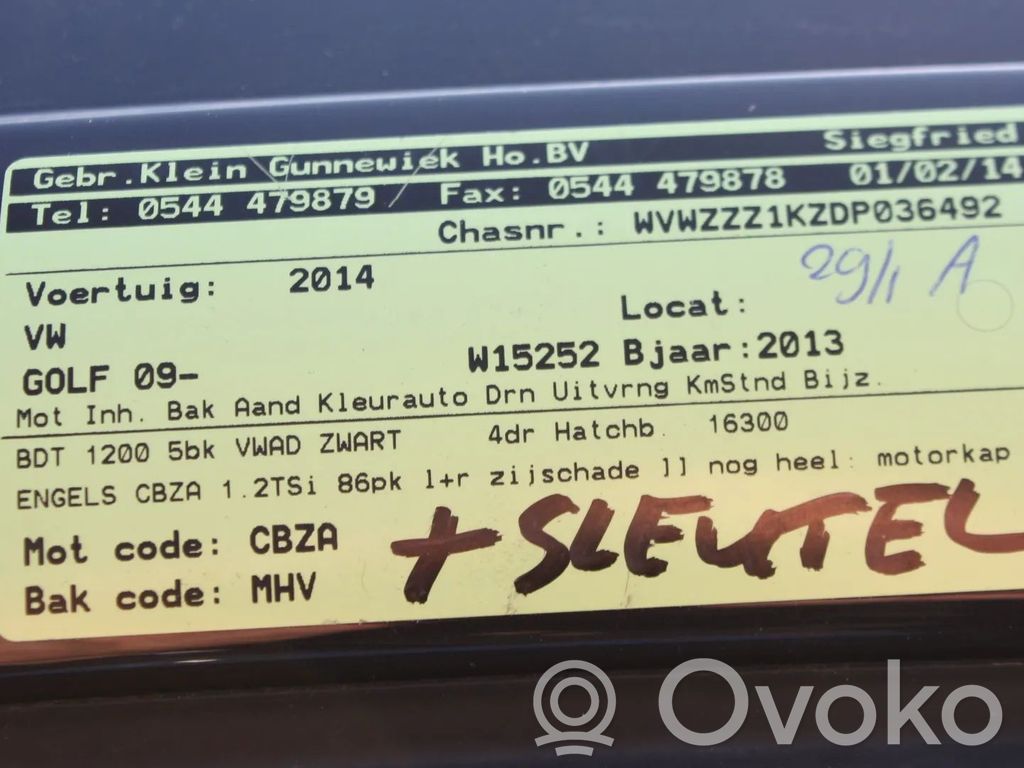 Golf VI Golf  03F906262B