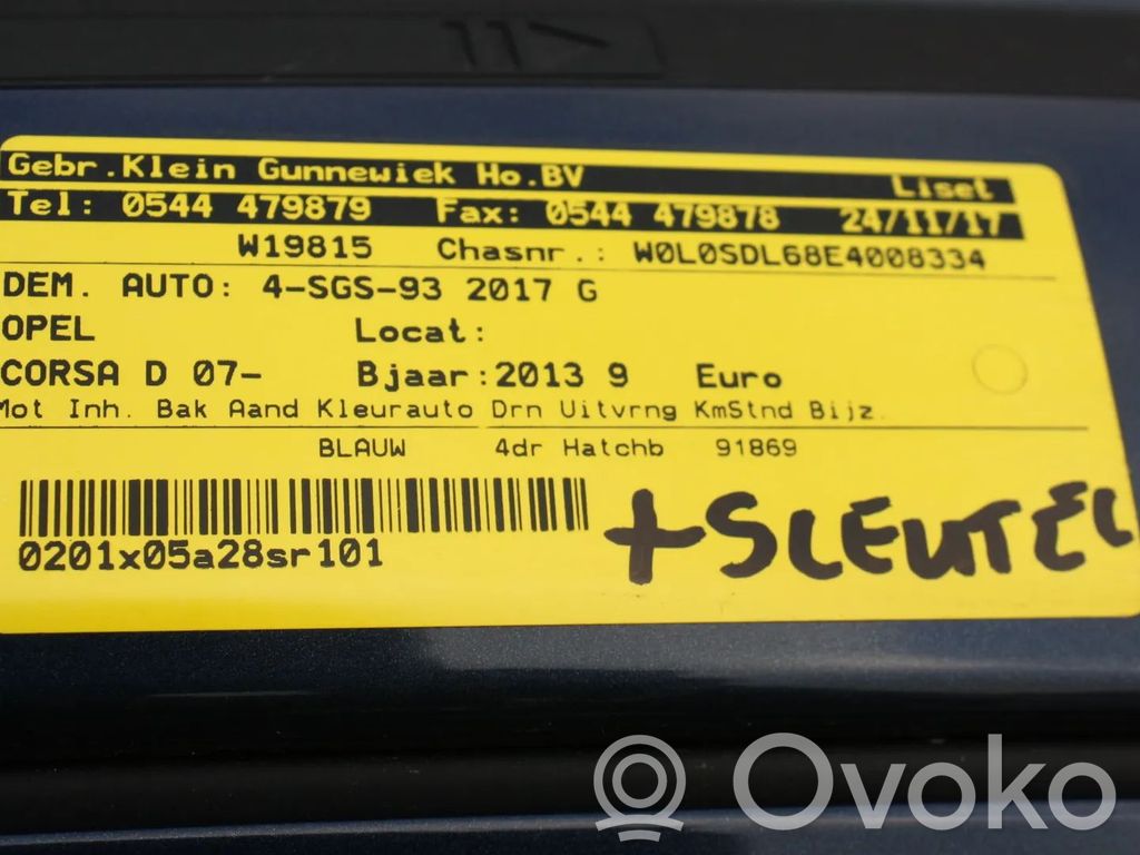 Corsa D Corsa  13384291