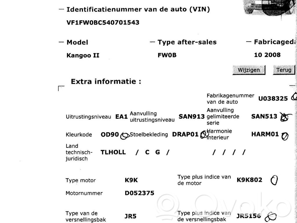 Kangoo II Kangoo  8200674936