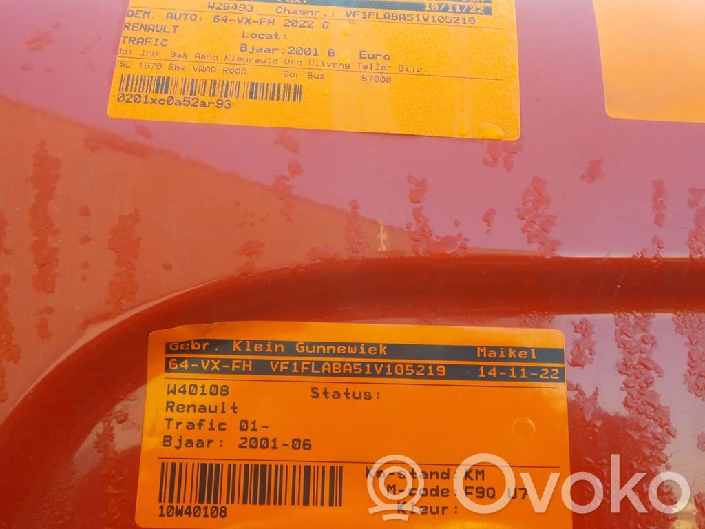 Trafic II (X83) Trafic  8200075362