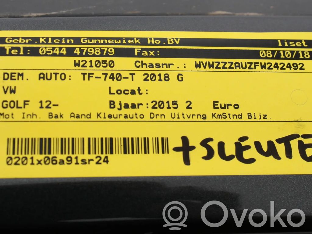 Golf VII Golf  04L907309A