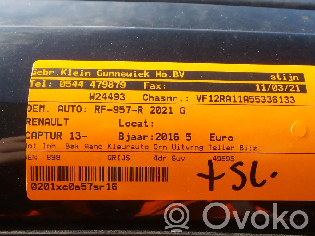 Captur Captur  208A03489R