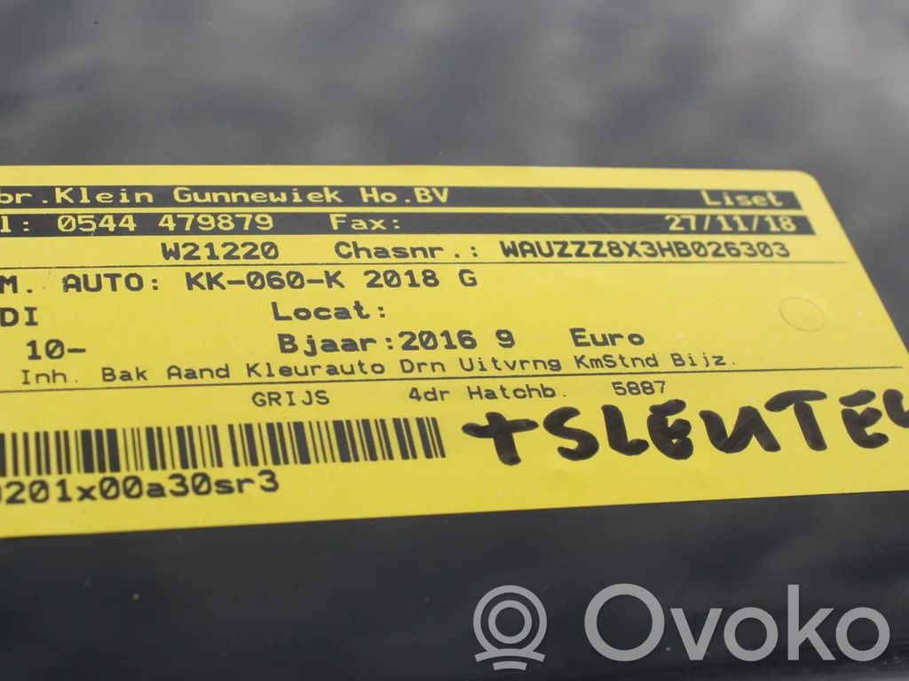 A1 A1, S1  04E906262AT