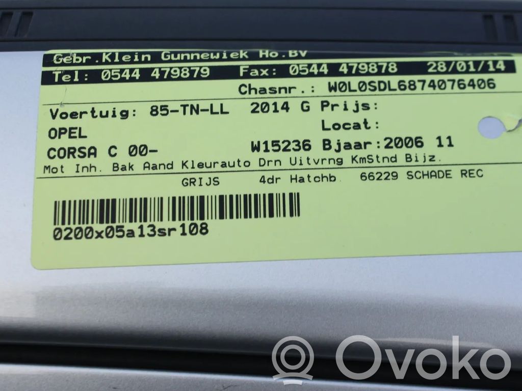 Corsa D Corsa  13187526