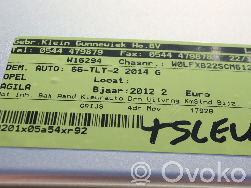 Agila B Agila  1821373KB0