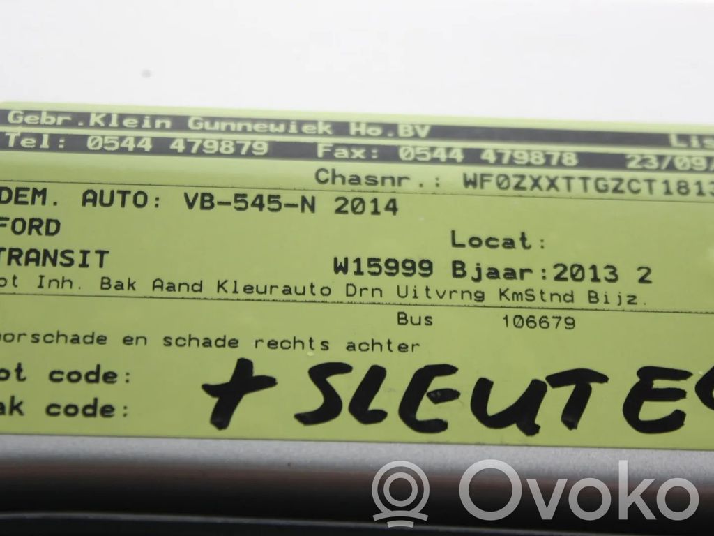 Transit Custom Transit Custom  BK215560AC