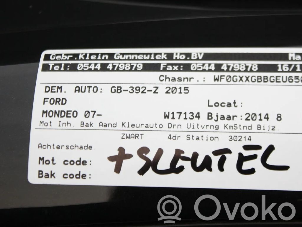 Mondeo MK IV Mondeo  AV619D375BA