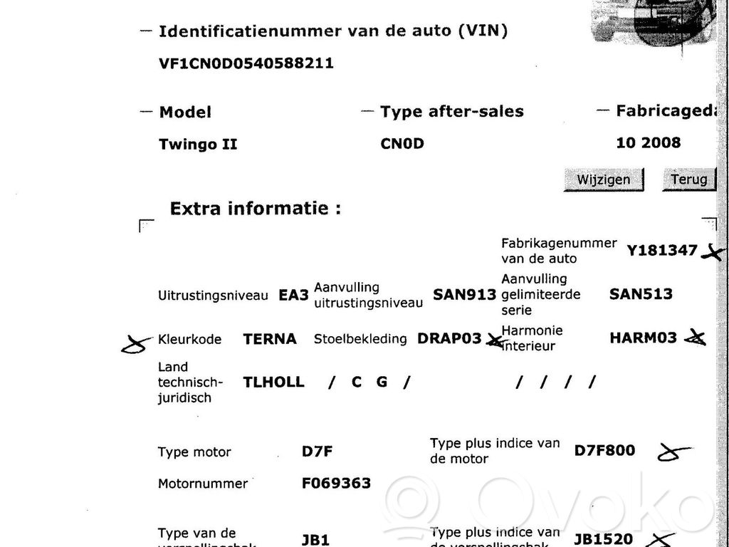 Twingo II Twingo  7700107433