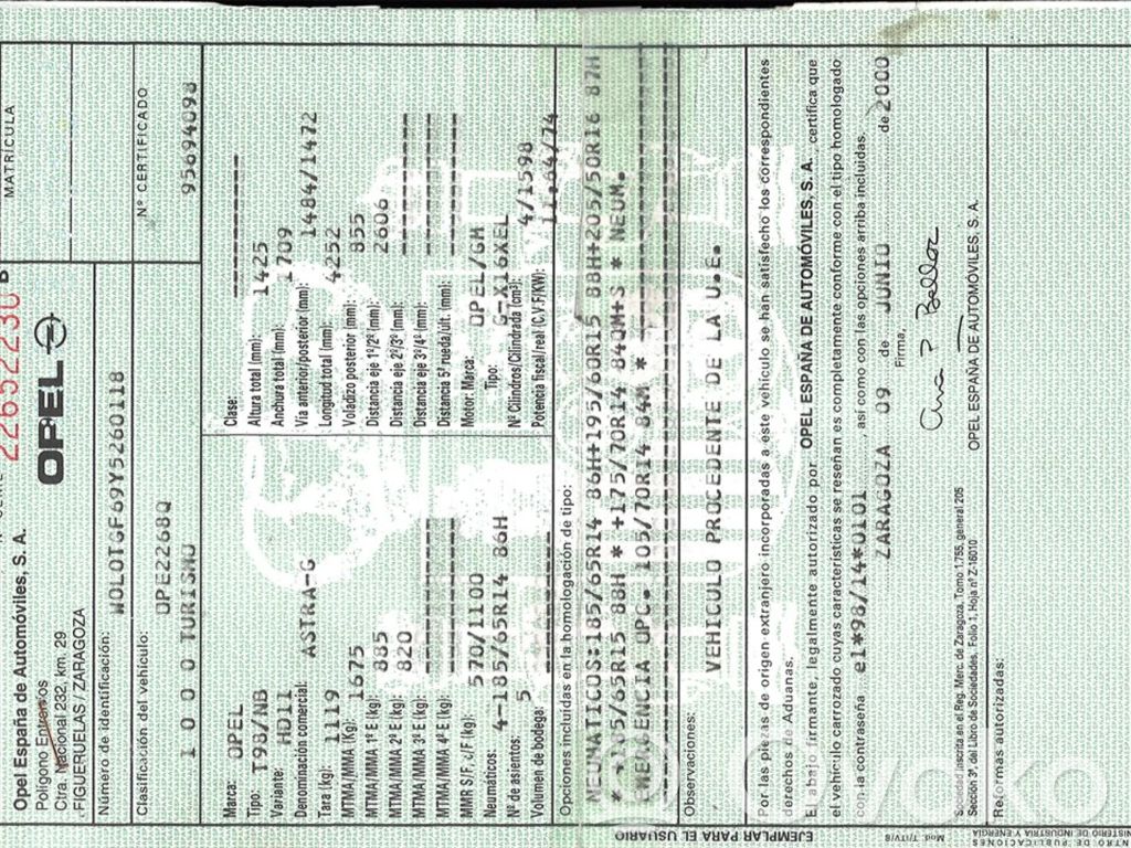 Astra G Astra  6204098