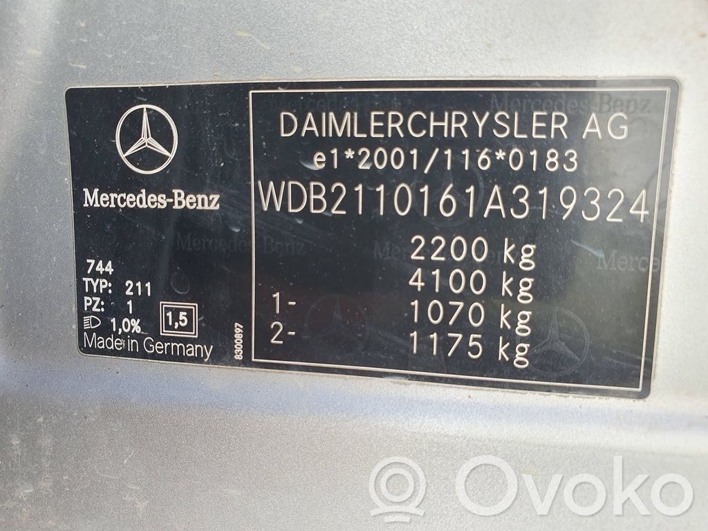 E W211 E-class, AMG (W124, W210, W211, W212, W213, C207, W238)  A2115404445
